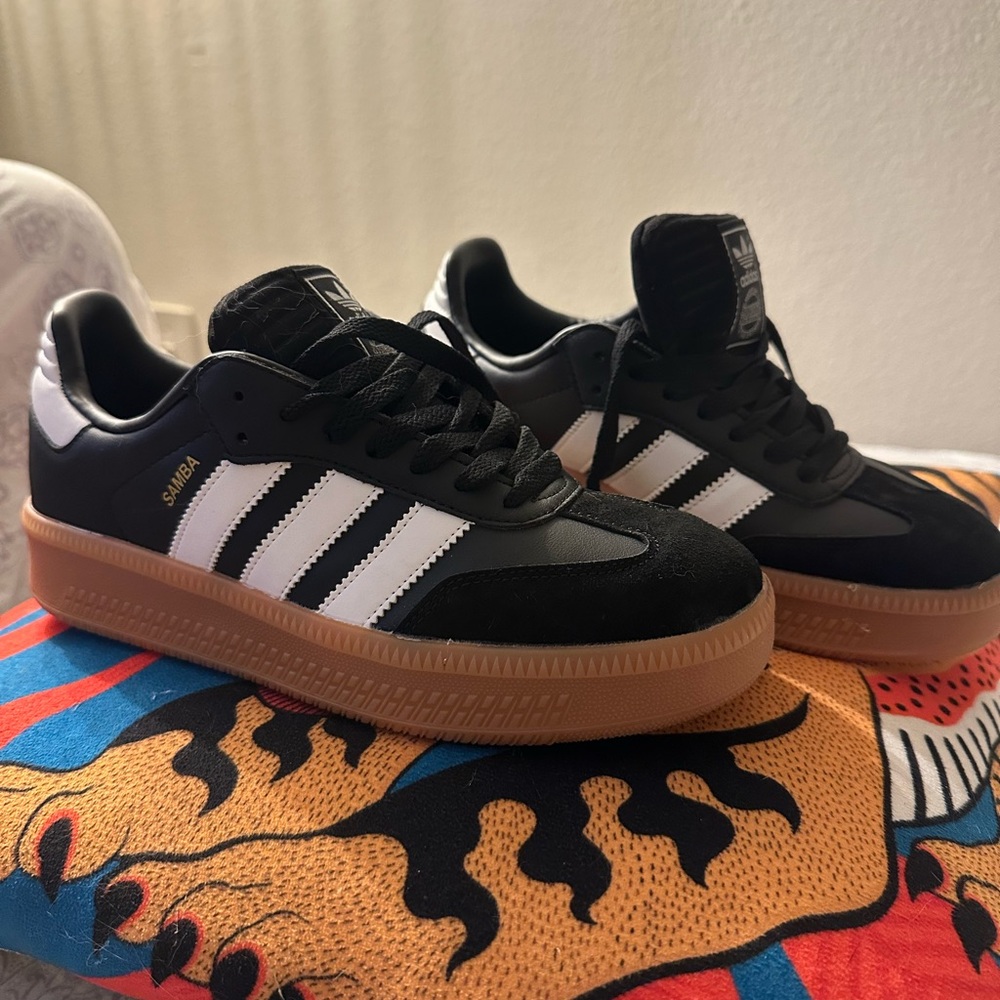 Adidas Samba Black and White womens Shoes